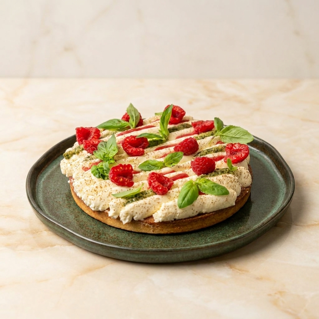 Tarte framboise, basilic et chocolat blanc (photo 2)