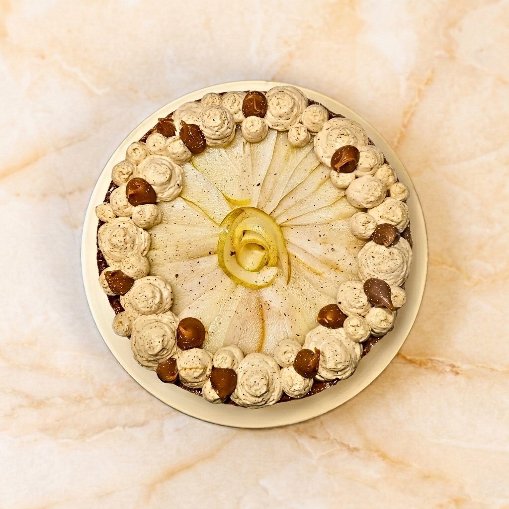 Tarte poire, vanille et caramel (photo 2)